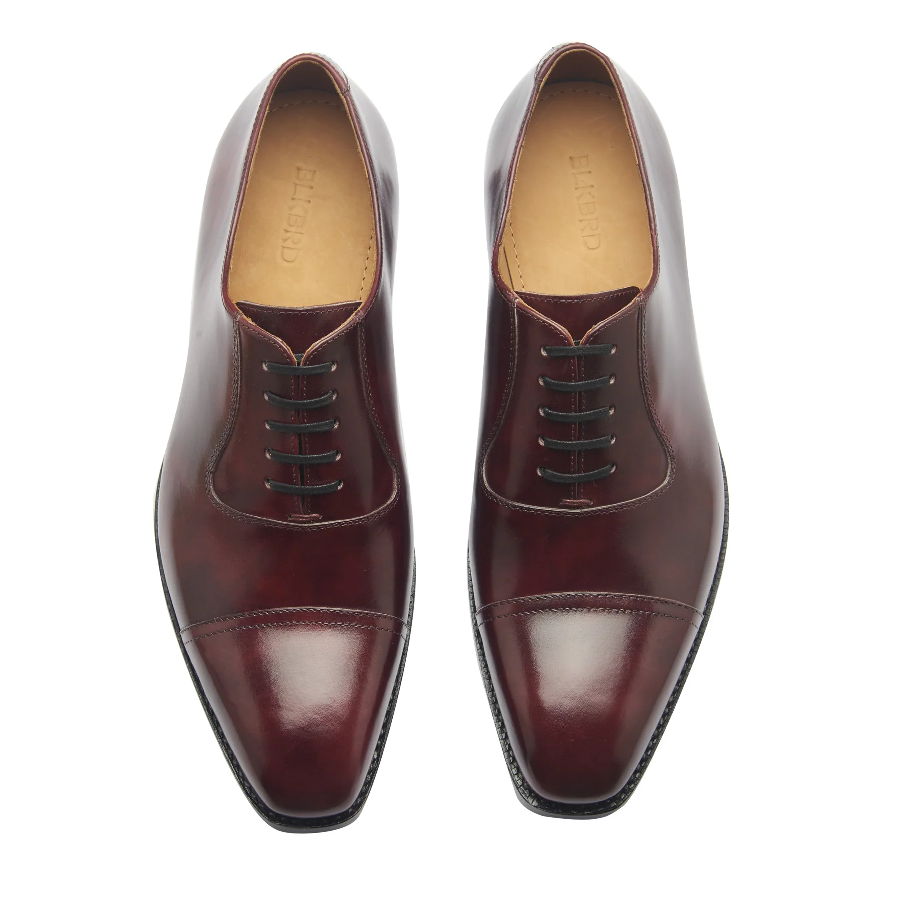 Adele, Adelaide Oxford - Burgundy Museum Calf | Hand Welted Contemporary Classics - Image 2