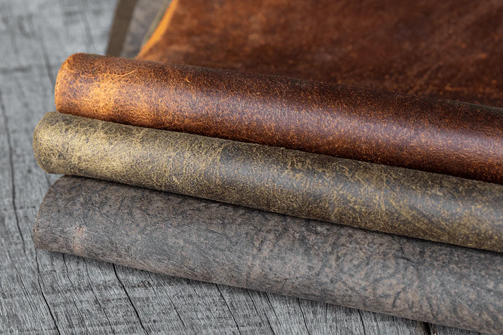 CF STEAD, Waxed Mohawk Suede - Teak - Image 2