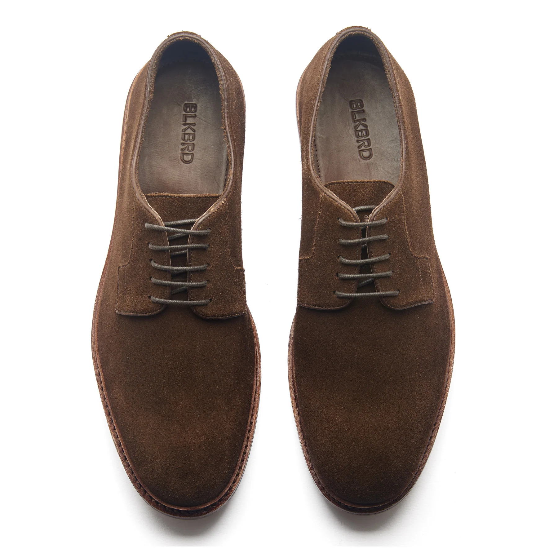 Luke, Unlined Blucher - Brown Repello Suede | Summer Classics - Image 2